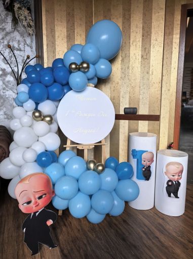 Украса за рожден ден, погача или кръщене Бебе Бос /Baby Boss/