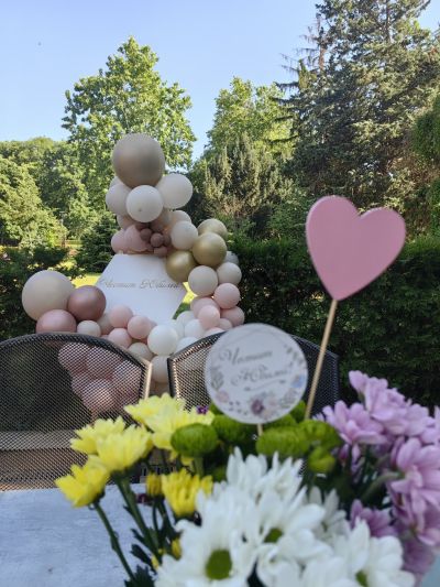 Украса за юбилей, абитуриентски бал или рожден ден 