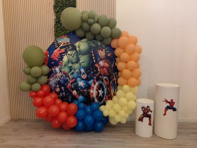 Украса за детски рожден ден с Avengers /супергерои / Хълк/ Спайдермен/ Spaiderman /  Capitan America / Iron Man